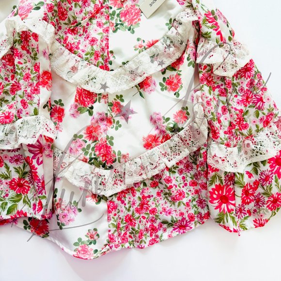 FOR LOVE & LEMONS Rosalyn Mini Dress in Pink (size XS) NWT - Picture 5 of 10